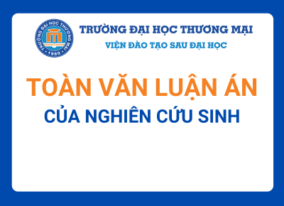 Luận án của nghiên cứu sinh Nguyễn Thị Cẩm Huyền